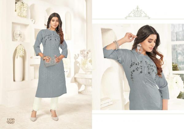 Kalaroop Elisa Fancy Rayon Designer  Kurti Collection